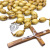Large wooden beads hanging on walls rosary oversized religious Catholic cross church rosary wallrosary