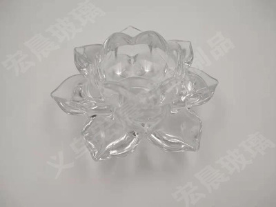 Manufacturers direct high - grade crystal glass candle table style of various glass candle table
