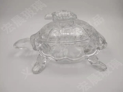 Manufacturers direct high - end crystal glass sugar tank models of various glass sugar tank swan turtle apple