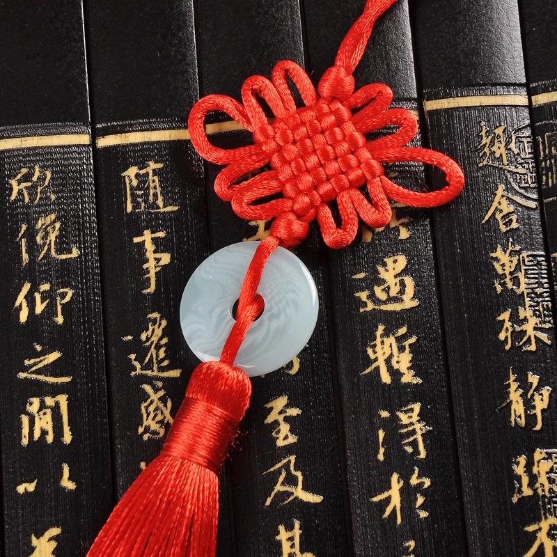 厂家直销小号带玉中国结挂件 中国风家居装饰品特色礼品送老外