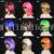 2. Fan wig, Revel, wig, colorful wig, holiday wig, dance Wig, Halloween wig, Halloween wig, all today