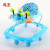 Baby baby walker 6 7-18 months old multi-functional anti-rollover collapsible music baby walker