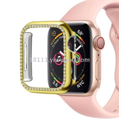 Apple watch protective case PC with drill protective case anti-drop case