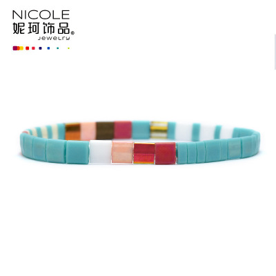 New Japanese TILA mi zhu nicole jewelry summer blue bracelet to girls students jewelry bracelet factory direct supply