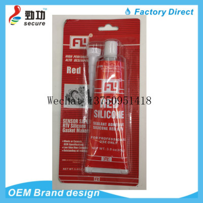 Red Color Gasket Maker sealant RTV sealant Acetic Neutral Silicone Sealant 