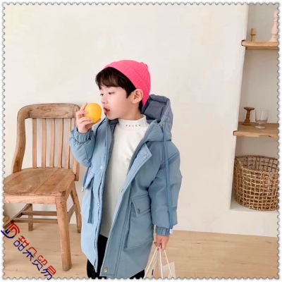 New style of children's down and cotton clothing for boys