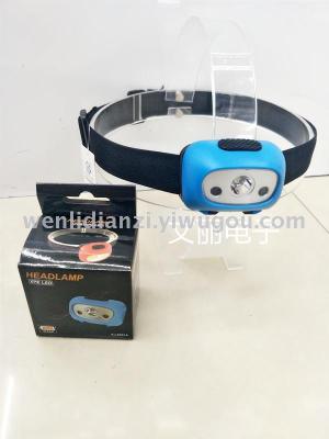 New multifunctional XPE LED headlamp with red light and warning lamp