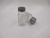 Glass seasoning bottle square smooth glass seasoning bottle square horizontal grain glass seasoning bottle