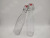 Manufacturers direct glass iron buckle bottle cone, straight tube, square, multi - edge, rain, finger glass bottle