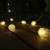 Led pinecone string outdoor waterproof courtyard balcony Christmas lights decorated with large pinecone quality