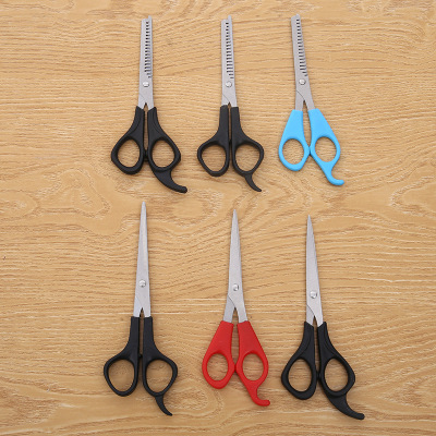 Manufacturers wholesale sharp hairdressing scissors with teeth hair scissors horizontal instrument fringe hairdressing scissors to sample custom