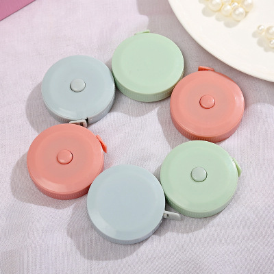 Nordic style simple automatic telescopic instrument taobao gifts mini small tape measure clothes measure body tape