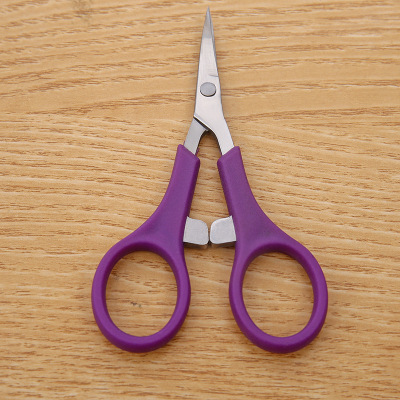 Multi-function elbow hairdressing scissors nose hair scissors students scissors factory direct to sample custom