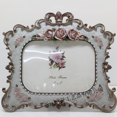 [factory direct sale] European classical style 7 inch horizontal resin frame home furnishing studio decoration