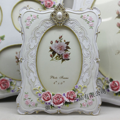[factory direct sale] provide European classical style 6 inch resin photo frame wedding home decoration gifts