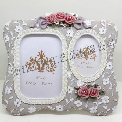 [factory direct sale] provide European two-hole resin frame pastoral style home furnishing decoration studio wedding