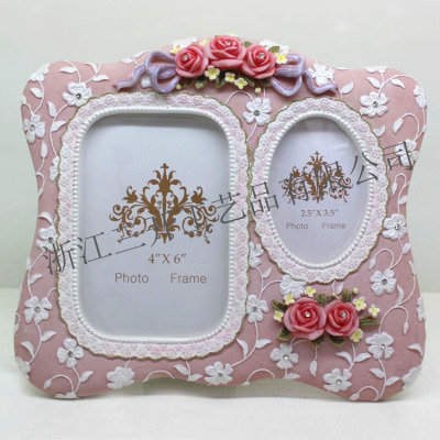 [factory direct sale] provide European two-hole resin frame pastoral style home furnishing decoration studio wedding
