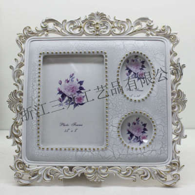 [factory direct sale] supply European three hole resin frame classical style home furndecoration studio wedding