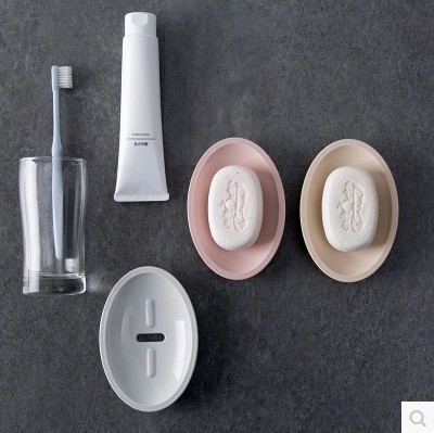 Japanese simple soap box toilet plastic soap holder creative water soap dish soap box