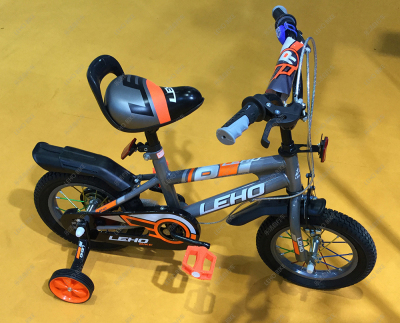 Round mountain children's bicycle leho bike with iron wheel basket
