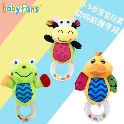 Babyfans toys stuffed animals hand ring bell comfort