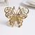 Metal Gold Butterfly Rhinestone Napkin Rings For Table Decoration,Wedding,Dinner,Banquet 