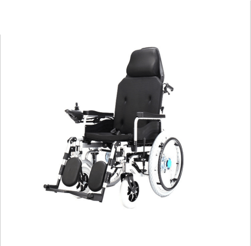 elderly electric wheelchair full lying thickened steel tube electric wheelchair electric wheel chair