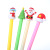 Creative Cute Cartoon Soft Glue Santa Claus Shape Gel Pen Office Learning Christmas Tree Signature Pen