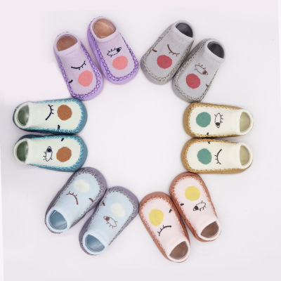 Cartoon baby floor socks children socks spring, summer and autumn toddler shoes baby men and women glue soft bottom anti-slip toddler socks