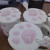 Web celebrity ins cat claw ceramic spoon cup with cover cute household creative (60 sets)