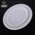 Large and Small Plate Bagasse Degradable Disposable Service Plate Oval Dish Environmentally Friendly Fruit Meal Flat Ware Birthday Paper Pallet