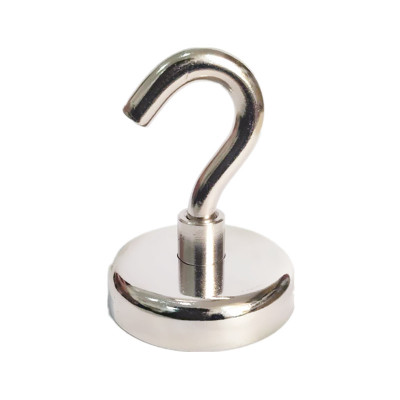 Strong Magnetic Hook E48 NdFeB Strong Magnet Magnet Permanent Magnet Corner Type Metal Suction Cup Hook Magnetic Hook