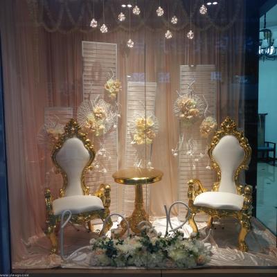 Ningbo foreign trade star hotel wedding sofa European wedding princess chair wedding bride and groom image chair
