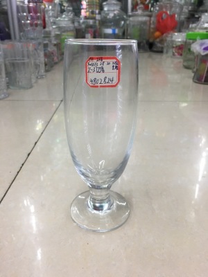 Clear glass juice cup drink cup 300ml short foot glass cup cold drink shop with boutique low selling