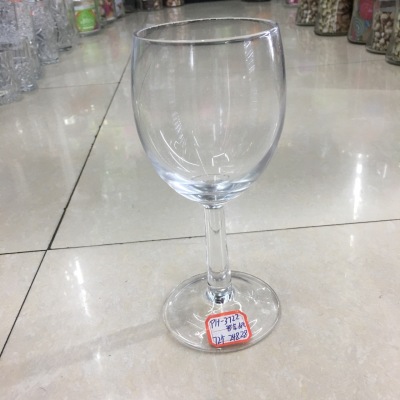 Glass transparent goblet 300ml red wine Glass hotel restaurant with classic red wine Glass manufacturers wholesale
