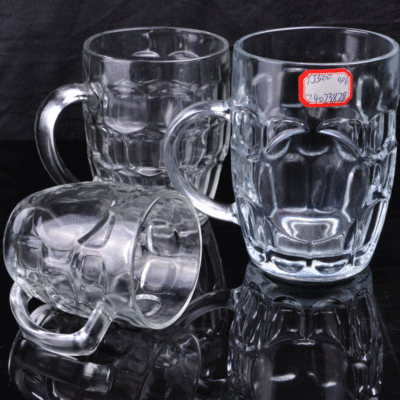 Manufacturers direct new glass glass premium beer glass pineapple beer glass wholesale