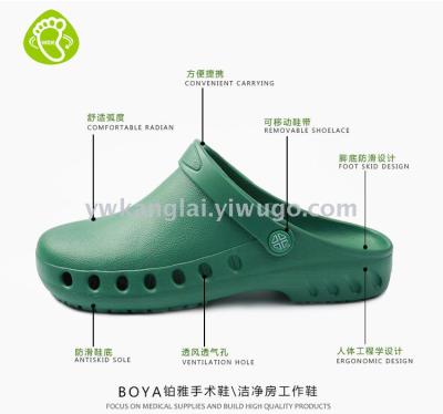 Operating Room Slippers Protective Footwear for Men and Women Doctors with Operating Shoes Non-Slip Breathable Eva
