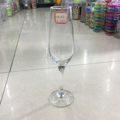 Transparent glass goblet big belly small mouth champagne goblet tall leg thin weight glass goblet manufacturer wholesale hot sale