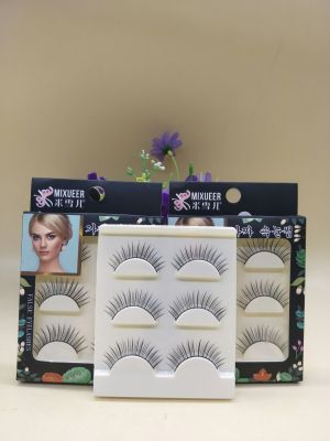 Foreign Trade Internet Hot Factory Direct Sales 2 Yuan Store 3 Yuan Store A- 04 Michelle Three Pairs of False Eyelashes