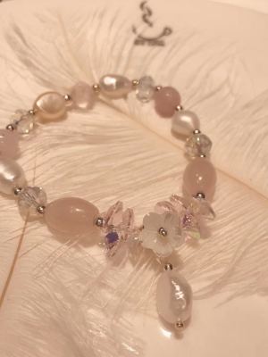 Natural stone crystal bracelet for women small and fresh