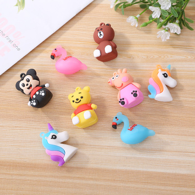 Customized Processing Epoxy Animal Soft Gum Doll Gift Keychain Pendant Doll Lantern Doll Customization