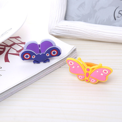 Hot Sale Creative PVC Soft Rubber Ring Children's Personalized Ring Ornament Toys Welcome to the Manufacturer to Order