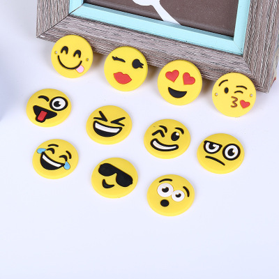 Hot-Selling New Arrival Creative Cartoon Cute Smiley Face Expression Multifunctional Soft Glue Accessories Clothing Accessories Wholesale