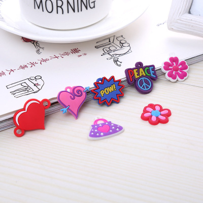 Factory Direct Sales Small Pendant Cute Cartoon Laminate Custom Soft Rubber Band Laminate Custom Cheap Wholesale