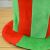 Christmas Elf Flannel Red and Green Stripe Elf Clown Hat Christmas Elf Hat Halloween Clown Party Supplies