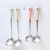 Stainless Steel Small Soup Shell Colander 1.2cm Wheat Handle Soup Spoon and Strainer Color Handle Soup Shell Colander 7cm 8cm