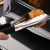 Lengthened Household Fried Food Clip Fried Skewers Thickened BBQ Clamp Bread Stainless Steel Food Clip Fried Steak