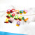 Fruit and Vegetable Duck Clip Korean Style Simple Cartoon Small Duck Clip Ring Hairware Children's Fruit Barrettes