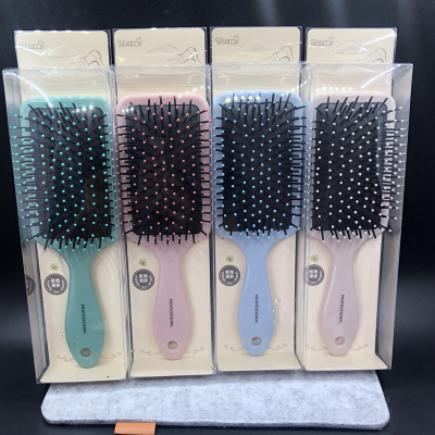 Air cushion hairdressing comb air bag hair care comb lady student ABS hair massage straight hair fine comb