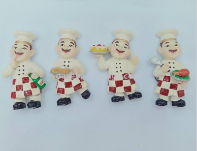 Nifty regular chef resin refrigerator paste, decorative arts and crafts (pictures can be customized)
